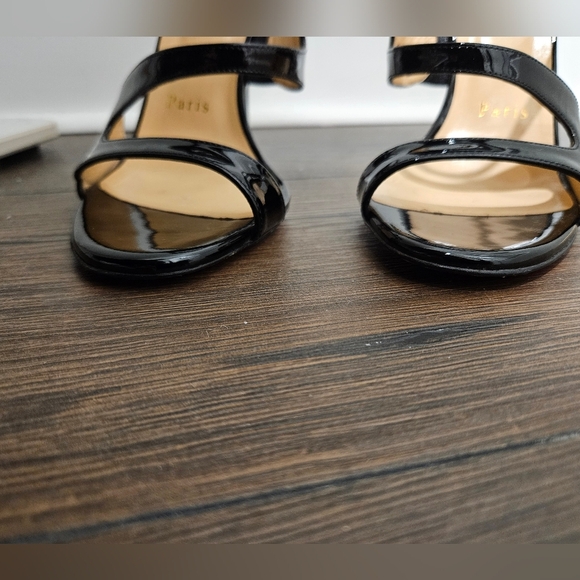 Christian Louboutin Vavazou Black Slingback Heels Size 36 W/ COA - Picture 9 of 13